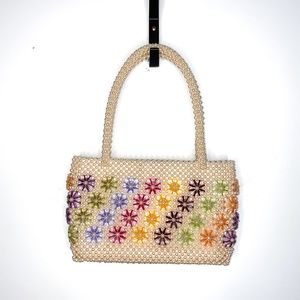 VINTAGE Pearly & Beaded Hand Bag